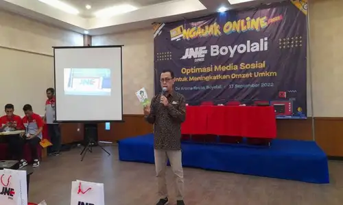 JNE Tekankan Pentingnya Optimalisasi Medsos: Bisa Naikkan Omzet hingga 50%