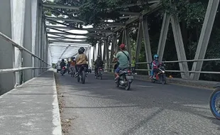 Jembatan Mojo Ditutup, Jembatan Bacem Sukoharjo Jadi Tumpuan