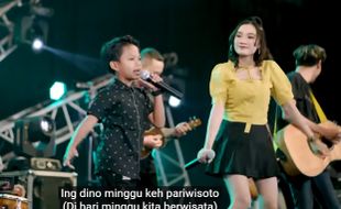 Lagu Prau Layar Dinyanyikan Ulang Farel Prayoga dan Lutfiana Dewi