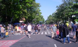 Ada Muktamar Muhammadiyah, Pengunjung CFD Solo Tidak Berubah