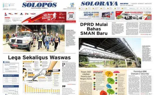 Solopos Hari Ini: Lega Sekaligus Waswas