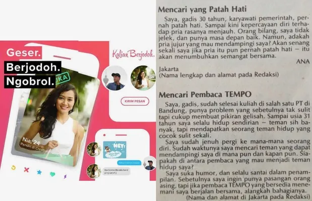 Anak Muda Kencan Online di Aplikasi, Biro Jodoh Masa Kini