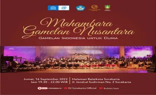 Konser Mahambara Gamelan Iringi Selebrasi Penyerahan Sertifikat UNESCO