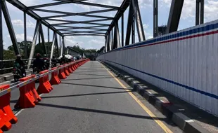 Terlalu Sempit, Jembatan Jurug C Solo Dinilai Tak Layak Dilewati 2 Arah