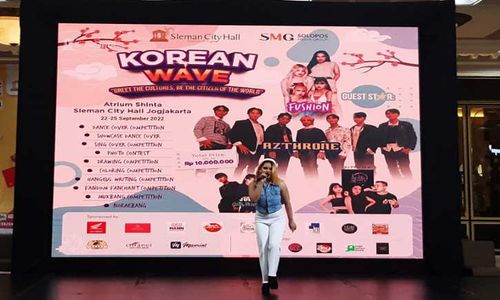 Adu Vokal dan Dance Semarakkan Korean Wave di Sleman City Hall 