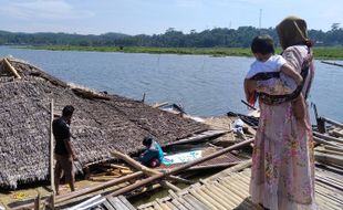 Angin Kencang Landa Tuntang Semarang, Menara dan Gazebo Wisata Radesa Roboh