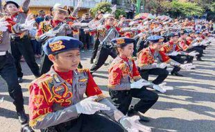 Aksinya Super Keren! Polisi Cilik SDN 3 Boyolali Curi Perhatian Pengunjung CFD