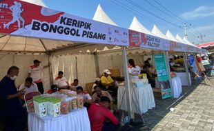 Keripik Gedebok Pisang dan Belasan UMKM Semarakkan CommuteRun 2022