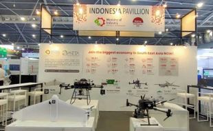 Drone Produksi Indonesia Unjuk Gigi di Singapura