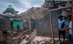 5 Rumah dan 1 Masjid di Lebak Rusak Berat Diterjang Angin Kencang