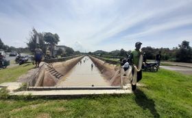 Dam Colo Dikeringkan, Warga Wonogiri Pesta Tangkap Ikan