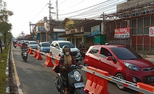 Rekayasa Lalin Dua Lajur Palur Menuju Solo, Antisipasi Penumpukan Kendaraan