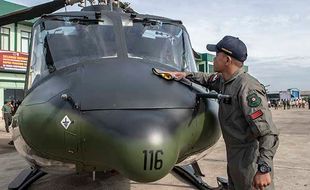 Menhan Prabowo Subianto Serahkan 2 Heli Bell 412 ke Puspenerbad, Ini Wujudnya