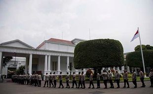 Jokowi Beri Arahan Ratusan Pati dan Pamen Polri di Istana Negara