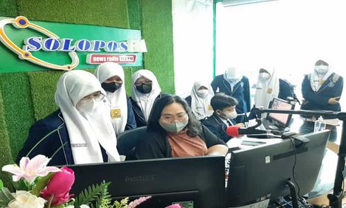 Tambah Wawasan Jurnalistik, Siswa SMP Muhammadiyah PK Kunjungi Solopos