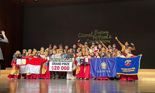 Cerita Paduan Suara Mahasiswa Undip Juara di Korea, Sempat Keder Lihat Lawan