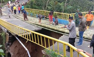 Jembatan Nglurah Tawangmngu Dilebarkan Jadi 6 Meter