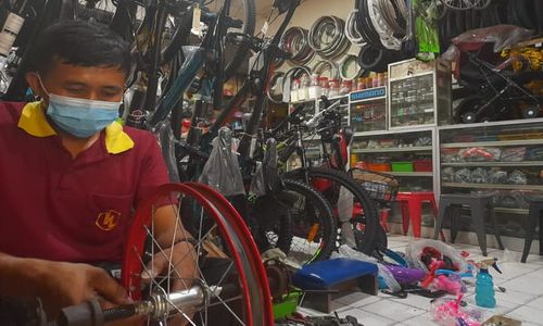 Kisah Penjual Sepeda di Wonogiri yang Panen Rezeki saat Marak Event Gowes