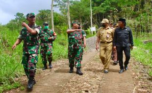 TMMD di Basuhan Wonogiri Rampung, Warga Ramai-Ramai Nikmati Jalan Penghubung