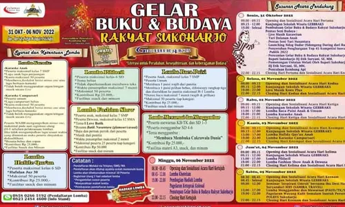 Asyik, Akan Ada Pameran Buku & Gelar Budaya di Sukoharjo, Catat Tanggalnya!