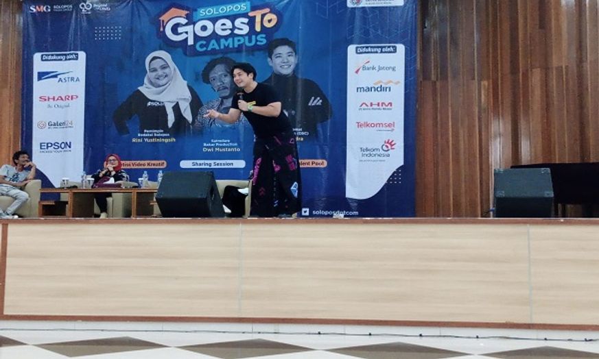 Solopos Goes to Campus: Edric Chandra Pacu Optimisme Mahasiswa UKSW