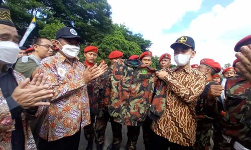 Amankan Muktamar Muhammadiyah, 1.200 Kokam Disebar dari Manahan sampai Colomadu