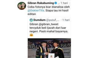 Bela Jokowi soal Tudingan Ijazah Palsu, Gibran Posting Foto Wisuda di Singapura