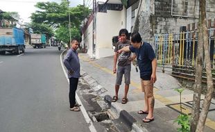 Awas! Banyak Gorong-gorong di Jalan Hasanuddin Salatiga Tanpa Penutup