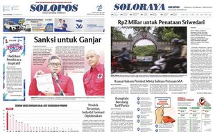 Solopos Hari Ini: Sanksi untuk Ganjar