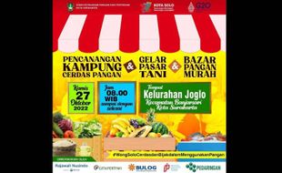 Agenda Solo Hari Ini: Bazar Pangan Murah Joglo hingga Gebyar Budaya Pucangsawit