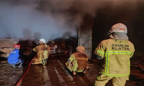 Satu Rumah di Jebugan Klaten Terbakar, 2 Orang Meninggal Dunia