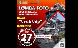 Agenda Solo: Disbudpar Gelar Lomba Foto Situs Bersejarah, Hadiahnya Rp27 Juta