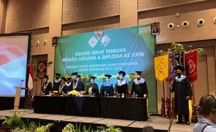 STP Sahid Solo Wisuda 161 Mahasiswa, Begini Pesan Menparekraf Sandiaga Uno