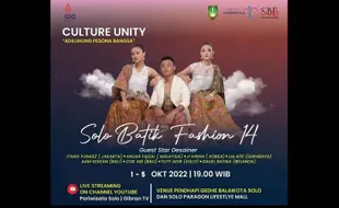 Agenda Hari Ini: Solo Batik Fashion hingga Bazar UMKM dan Pentas Seni