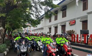 Seratusan Pegawai Kanwil Kemenkumham Jateng Ikuti Touring Solo-Tawangmangu