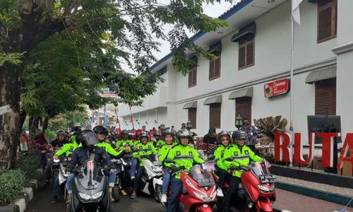 Seratusan Pegawai Kanwil Kemenkumham Jateng Ikuti Touring Solo-Tawangmangu