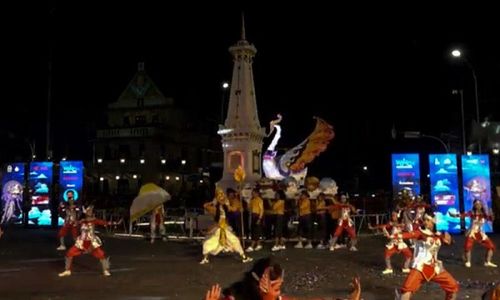 Kemeriahan Wayang Jogja Night Carnival saat Perayaan HUT ke-266 Kota Jogja