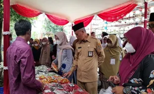 Bazar Pangan Murah DKP Boyolali Diserbu Emak-Emak: Harganya Murah Banget!