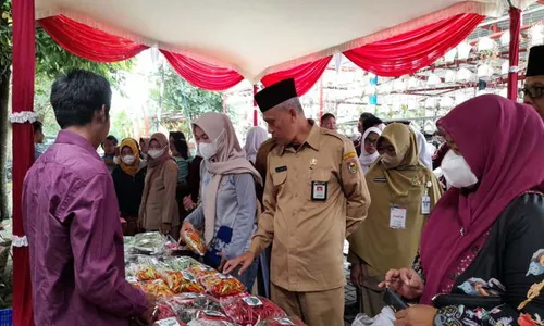 Bazar Pangan Murah DKP Boyolali Diserbu Emak-Emak: Harganya Murah Banget!