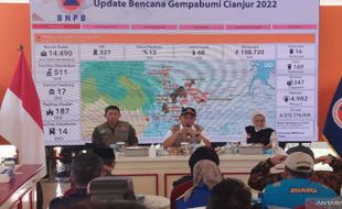 BNPB Sarankan Pencarian Korban Gempa Cianjur Diperpanjang hingga Sabtu Ini