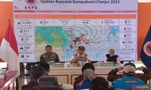 BNPB Sarankan Pencarian Korban Gempa Cianjur Diperpanjang hingga Sabtu Ini