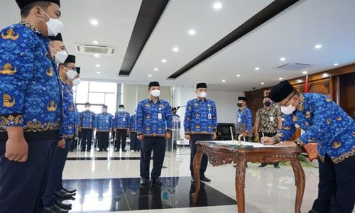 222 CPNS Salatiga Diambil Sumpah, Pj Wali Kota Tekankan Integritas