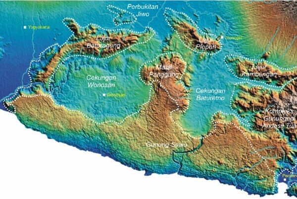 Cerita Rakyat Gunung Pegat Wonogiri dan Jejak Gunung Api Purba Selatan Jawa