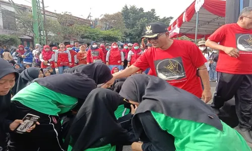 Sambut HKN, Pemkab Boyolali Gelar Aksi Bergizi dan Senam Sehat