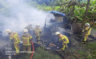 Korsleting, Bekas Warung di Prambanan Klaten Ludes Terbakar