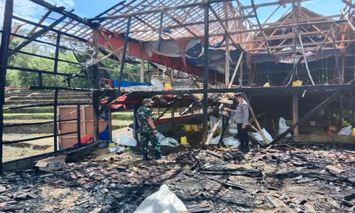 Kandang Ayam di Slogohimo Wonogiri Terbakar, Kerugian Ditaksir Rp1 Miliar