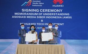 Huawei dan AMSI Teken Kerja Sama, Genjot Kecakapan Digital di Indonesia