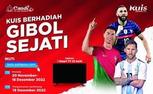 Seru-seruan Kuis Piala Dunia 2022 di Solopos.com, Berhadiah Smart TV