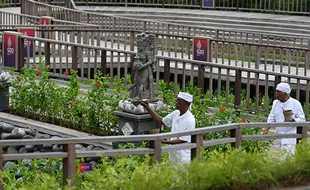 Sambut KTT G20, Umat Hindu Gelar Ritual Penyucian Fasilitas di Tahura Bali