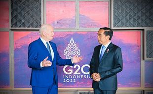 Momen Keakraban Jokowi dan Joe Biden saat Pertemuan Bilateral Jelang KTT G20